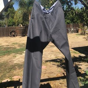 Tailored Mens GAP khakis Pin Stripe Gray 34X32